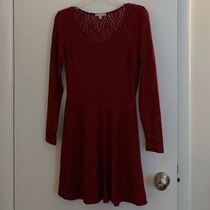 Red lace Charlotte Russe dress